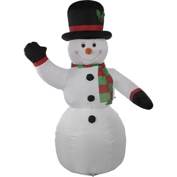 Vánoční dekorace Sněhulák vánoční nafukovací 4 LED 200 cm (DCCF21)