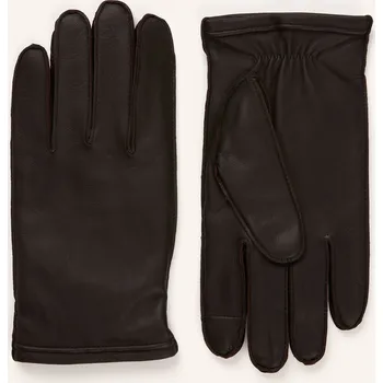 Pánské mokasíny Boss Pánské Kožené Rukavice Kranton Me S Funkcí Touchscreen,...