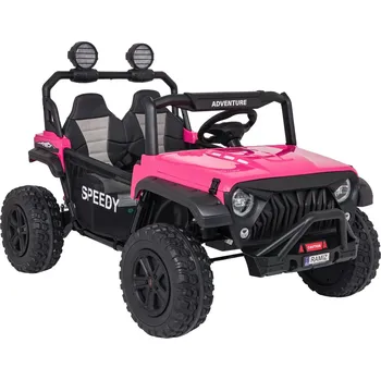 Dětské vozidlo Dětské elektrické auto PASSION 4x4 – růžové terénní dvoumístné