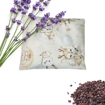 Polštář Dětský nahřívací polštářek s pohankou a levandulí - zvířátka
