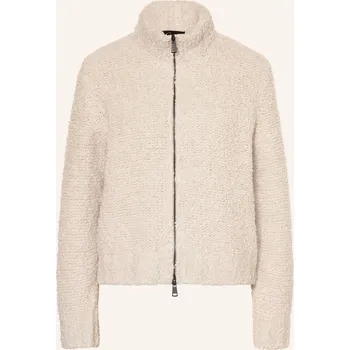 Dámský svetr Grace Dámský Pletený Kardigan Z Plyše, krémová, 36