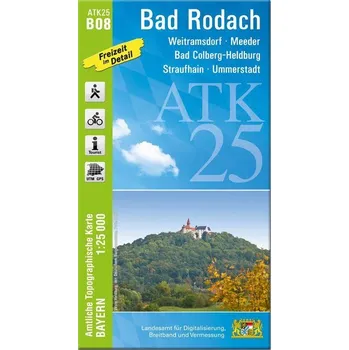 ATK25-B08 Bad Rodach (Amtliche Topographische Karte 1:25000) - Landesamt für Digitalisierung, Breitband und Vermessung