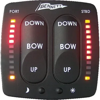 Vývojová deska Ovládací panel Bennett Electronic Indicator Control Kit s LED ukazateli pro ovládání hydraulických systémů