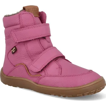 Dívčí zimní obuv Barefoot dětské zimní boty Froddo - Winter Tex fuchsiové Velikost: 28