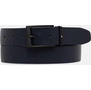 Opasek Kožený pásek Tommy Hilfiger pánský, tmavomodrá barva, AM0AM13957 59X, vel. 110