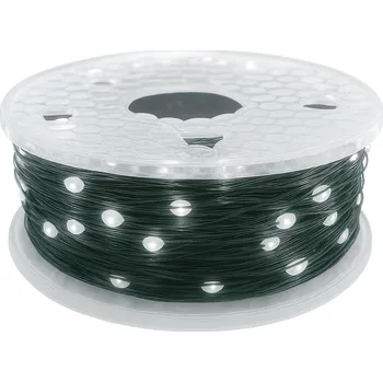 Vánoční osvětlení Vánoční LED mikro řetěz, studená bílá se záblesky, 50 m, 500 kapkových LED