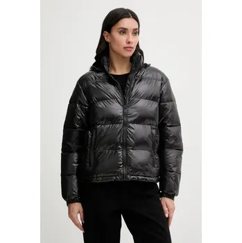 Bunda Tommy Jeans černá barva, zimní, DW0DW22039 99X, vel. S