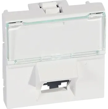 Elektrická zásuvka MOSAIC DATOVÁ ZÁSUVKA 1XRJ45 UTP CAT.6 2MODULOVÝ 45° LEGRAND 076503