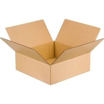 Obalový materiál Kartonová krabice klopová 150x150x80 mm 3VVL B 320g/m2 hnědá - paleta 4080 ks