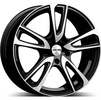 Alu kolo 7,0x17 4/108 ET40 GMP Astral; black diamond, kužel, průměr 73,1 (660kg)