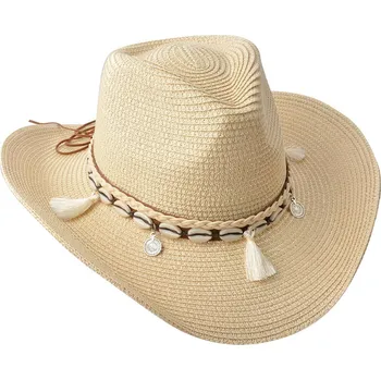 Klobouk Clayre & Eef - Klobouk na léto SHELLS JZHA0050BE