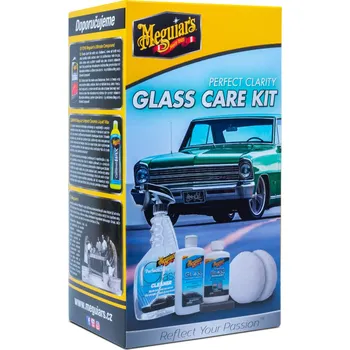 Meguiar's Perfect Clarity Glass Care Kit - sada na kompletní péči, leštění a ochranu skleněných povrchů