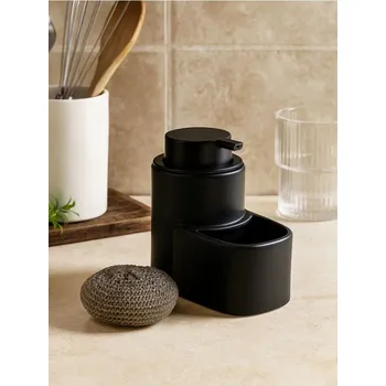 Dávkovač mýdla Sinsay - Dávkovač mýdla s houbičkou - černá - 855HI-99X - 855HI-99X-ONE