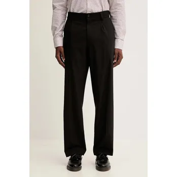 Dámské kalhoty Kalhoty s příměsí vlny HUGO Flips251X 50549484 černá 99X, vel. 50