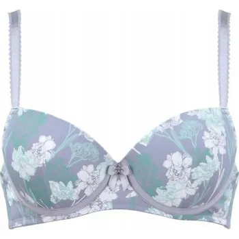 Dámské oblečení NATURANA vyztužená podprsenka s květinovým vzorem 7109 80D