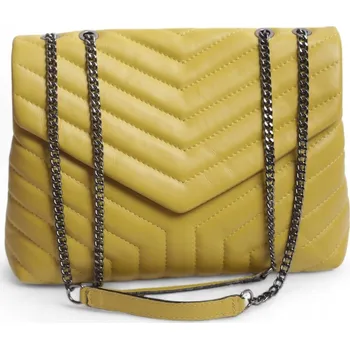 Kabelka MORANTI kabelka, typ kabelka přes rameno, pravá kůže, transparentní/bezbarvá