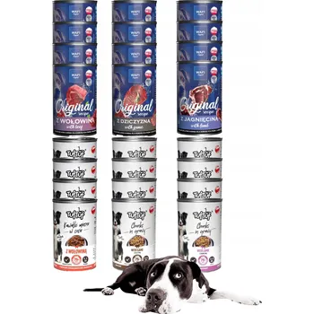 Krmivo pro psa VLHKÉ KRMIVO KRMIVO PRO PSY 12x TUF TUF a 12x WAFI mix chutí 24