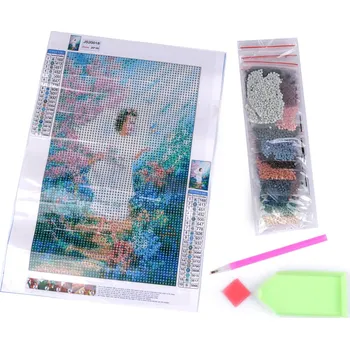 Diamantové malování Diamantové malování 20x30 cm, střední, 6 viz foto žena