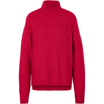 Dámský svetr 719472 - Tchibo - Svetr z hrubého úpletu z příze Soufflé - pro ženy - vel. XXL 52/54 - barva: červená