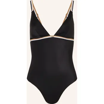 Dámské plavky Boss Dámské Plavky Iconic, černá / velbloudí / bílá, 38