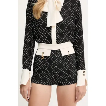 Pánské kraťasy Kraťasy Elisabetta Franchi SHS0156E2 černá 99A, vel. 40