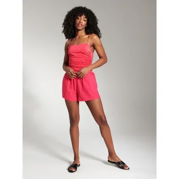 Dámské tričko Sinsay - Tílko - fuchsiová - 8975J-43X - 8975J-43X-XL