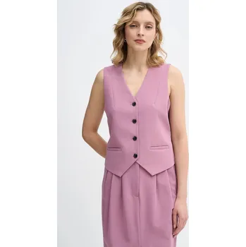 Dámská vesta Vesta Sisley 2KVXLJ00U růžová 34X, vel. 34