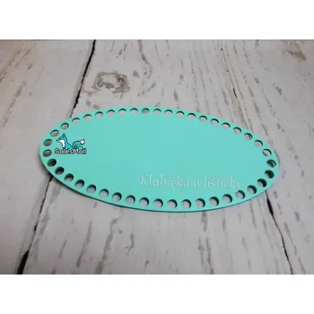 Příze Dno na košík ovál 12x24cm mint