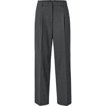 Dámské kalhoty 720103 - Tchibo - Pohodlné tkané kalhoty - pro ženy - vel. 42 - barva: šedá