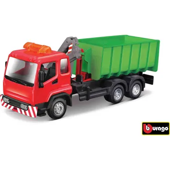 Bburago 1:43 servisní vozidlo Hooklift and Crane Truck