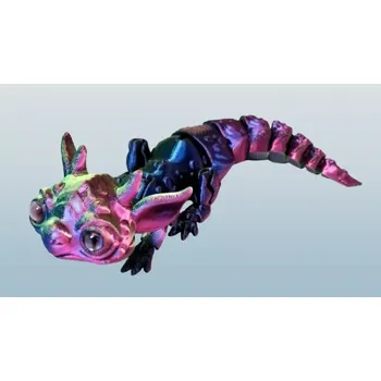 Figurka Axolot z 3 D tiskárny, 17 cm