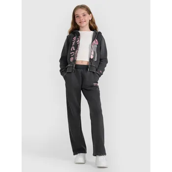 Dívčí oblečení 4F tepláky šedé velikost 164