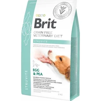 Brit Grain Free Vet Diet Dog Struvite Vajíčko s hráškem Suché krmivo 2 kg