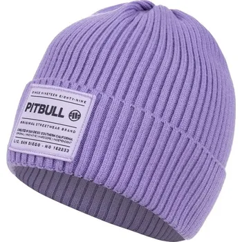 Čepice Pitbull zimní čepice beanie fialová, univerzální velikost