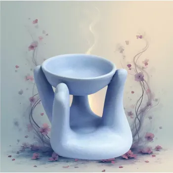 Aroma lampa Ancient Wisdom Aroma lampa Ruka Modrá 10 x 12 x 10 cm