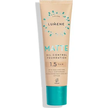 Přípravek na tvář LUMENE Matte Oil-Control Foundation SPF20 Shade 1,5 Fair