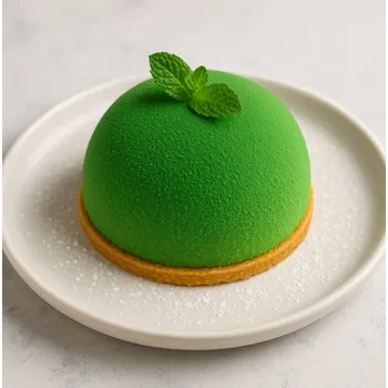 Potravinářské barvivo Zelený sprej sametový efekt LES6851 Velvet efekt, 100 ml