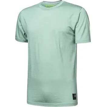 Sensor Merino Cordura - Pánské triko s krátkým rukávem Basil Green XL