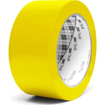 Kancelářské potřeby Lepicí páska 3M univerzální označovací PVC lepicí páska 764i, žlutá, 50 mm x 33 m