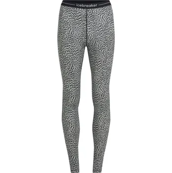 Pánské termo spodky Icebreaker Women's Merino 200 Oasis Leggings Flock AOP - midnight navy/snow/aop S