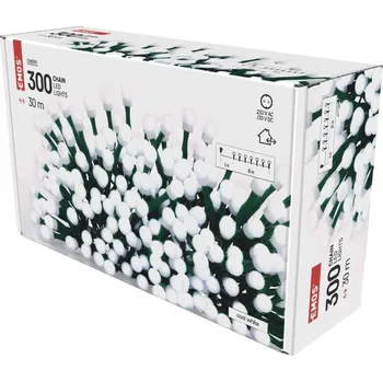Vánoční osvětlení Řetěz Cherry 300LED 30m IP44 studená bílá