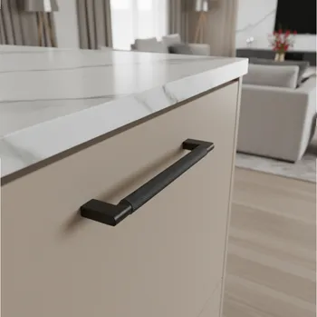Nábytkové kování Siro Rukojeť INDUST / Černá matná 320 mm