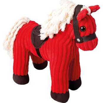 Dřevěná hračka Wiky Manšestrový koník se zvuky 26cm