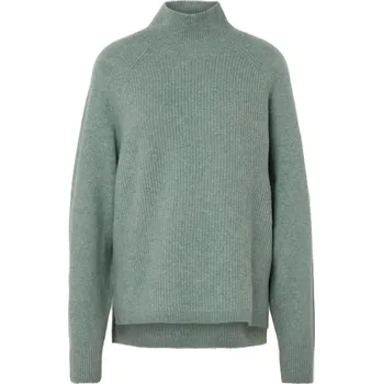 Dámský svetr 719482 - Tchibo - Svetr z hrubého úpletu z příze Soufflé - pro ženy - vel. XXL 52/54 - barva: zelená