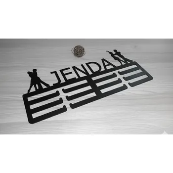 věšák na medaile Dřevěný věšák na medaile Tanec - 30x14 cm