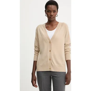 Dámský svetr Vlněný kardigan MM TENENTE 2526346038600 béžová 01X, vel. L