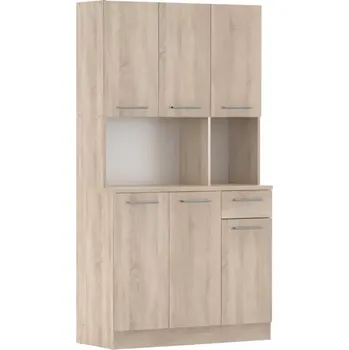 Vinotéka Šestidveřový kredenc PELION NEW - dub sonoma - SLEVA 3% s kodem radost25