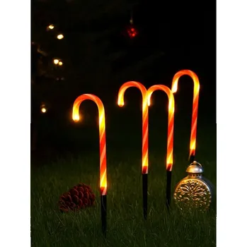 Vánoční dekorace Sinsay - Vánoční LED zahradní světla ve tvaru cukrových holí - červená - 197GL-33X - 197GL-33X-ONE