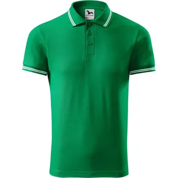 Pánské tričko Urban polokošile pánská XL středně zelená