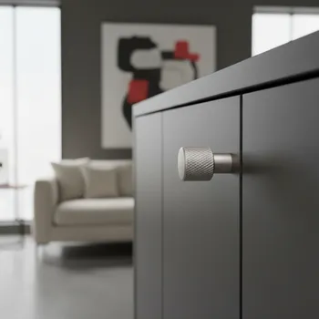 Nábytkové kování Siro Knobka INDUST I. / Ušlechtilá ocel mat